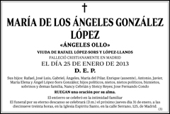 María de los Ángeles